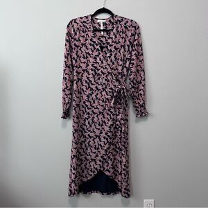Thought Thackery Printed Wrap Dress Size 10